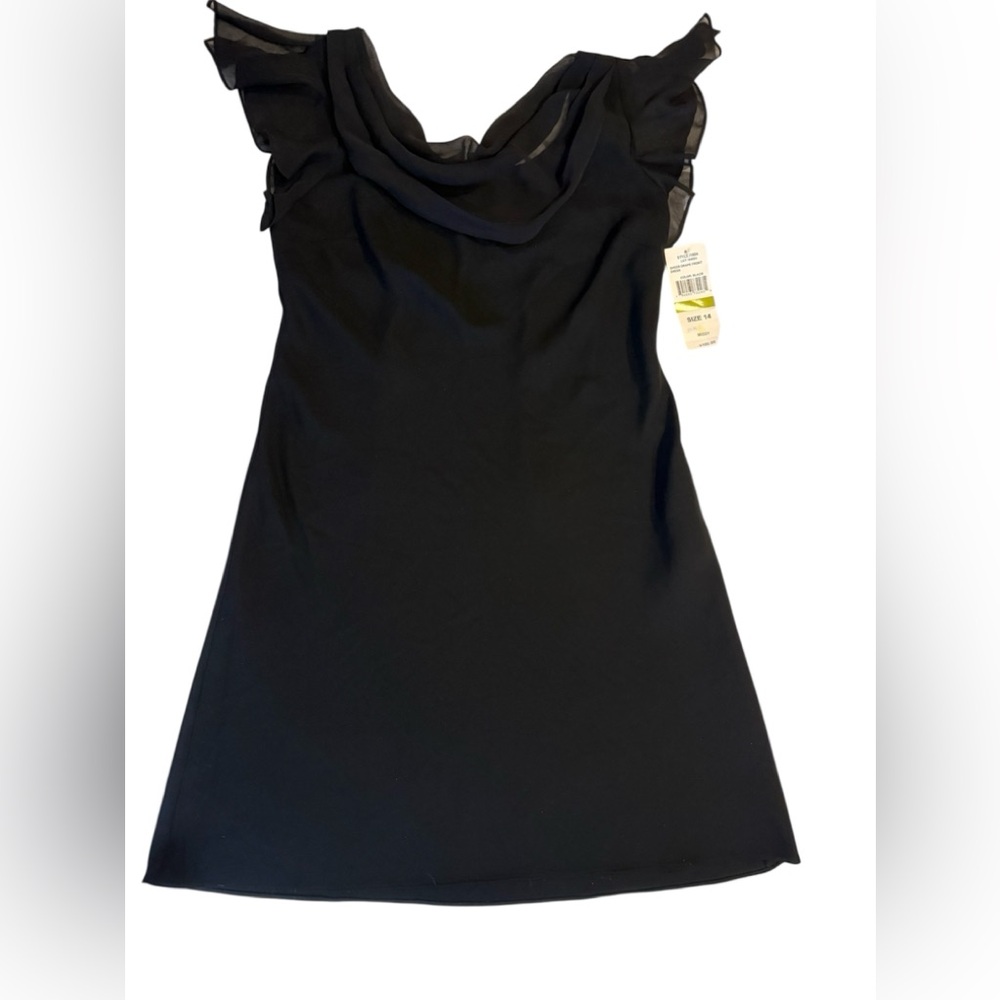 Elegant Black Midi Dress